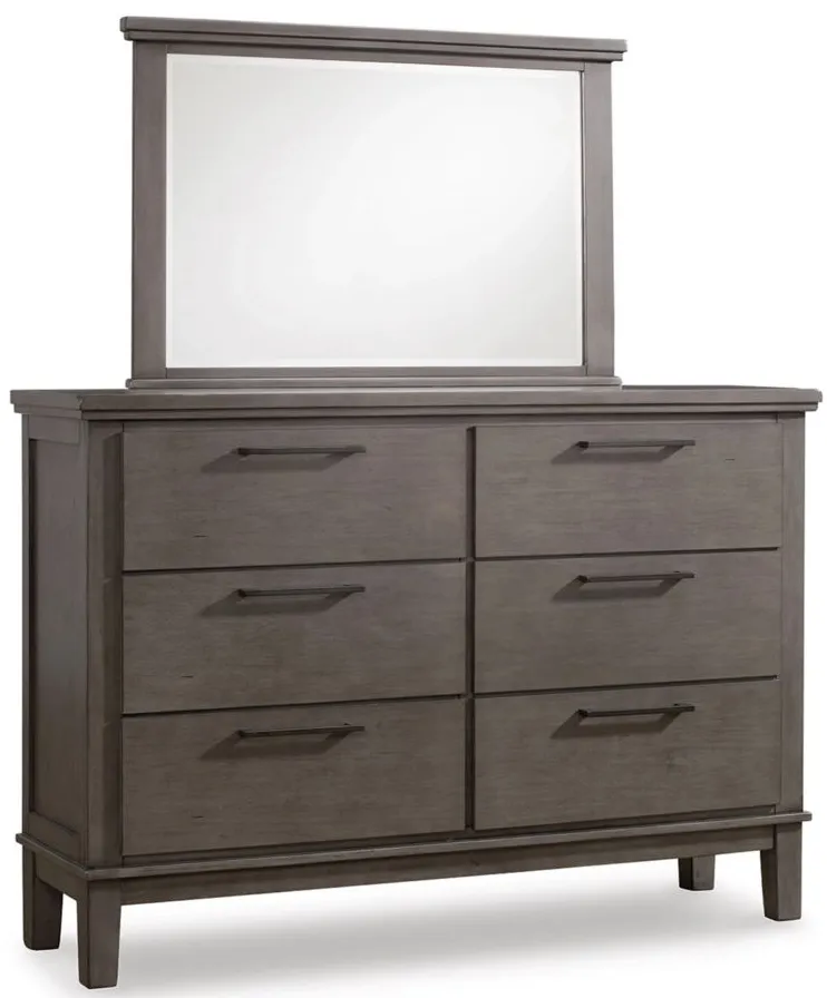 Halville Dresser and Mirror in Gray by Ashley Furniture