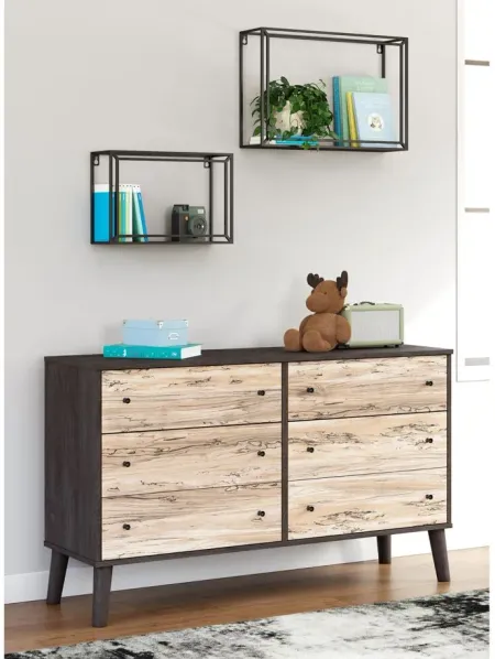 Piperton Dresser in Brown/Black by Ashley Express