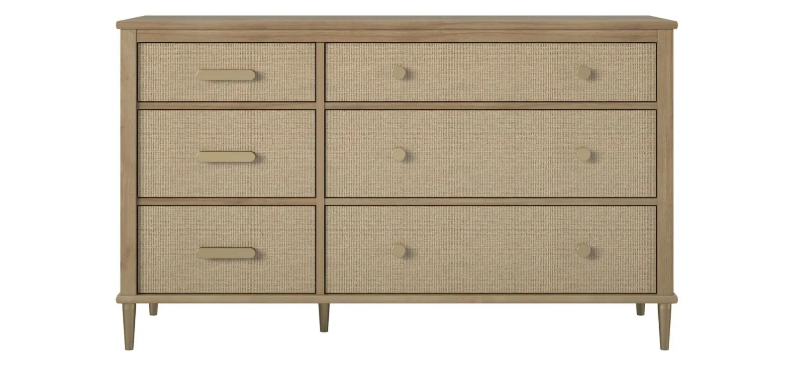 Shiloh Wide Convertible Dresser by Little Seeds in Natural by DOREL HOME FURNISHINGS