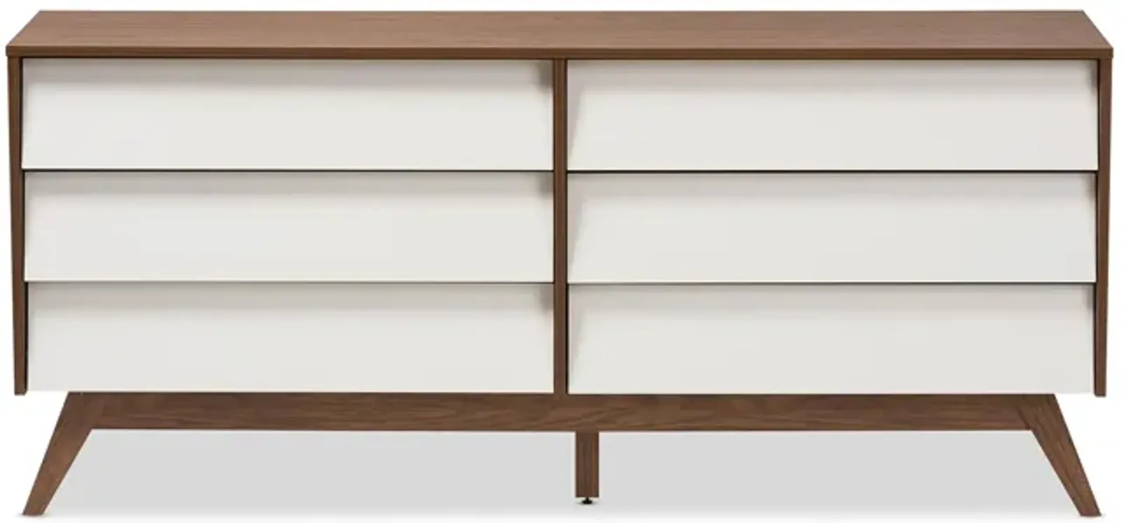 Hildon Wood 6-Drawer Storage Dresser