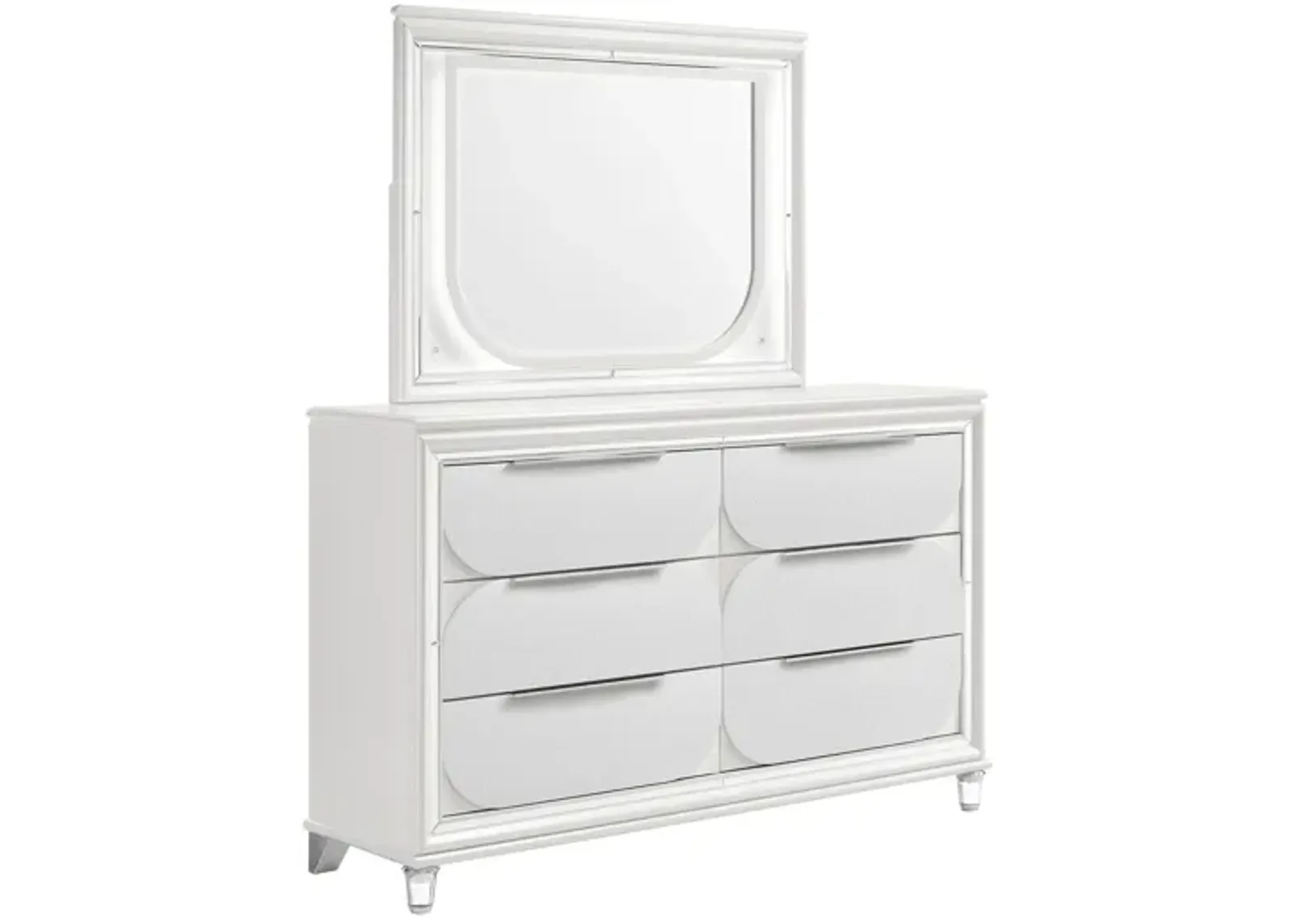 Eden Dresser in Pearl White by Crown Mark