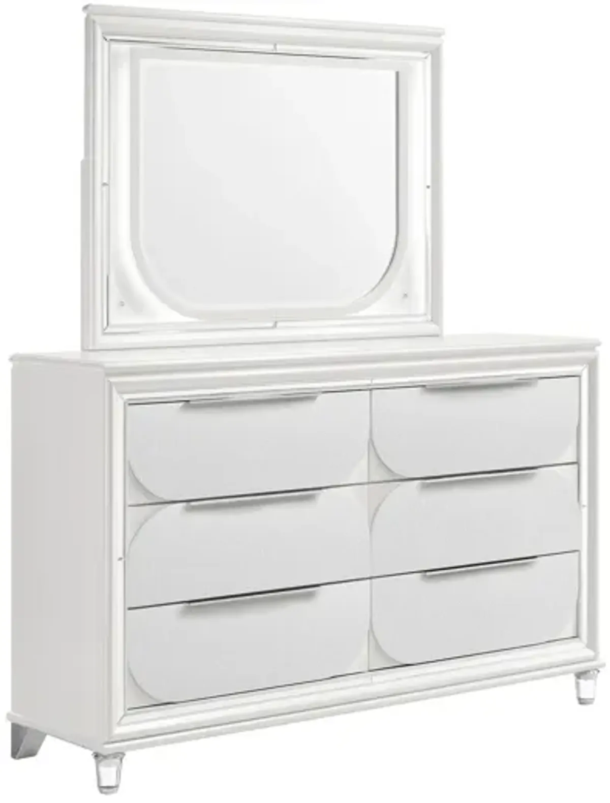 Eden Dresser in Pearl White by Crown Mark