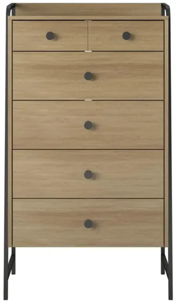 Bushwick Tall 5 Drawer Dresser by Novogratz