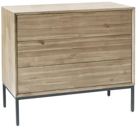 Hathaway 3 Drawer Chest in Drifted Sand by New Pacific Direct