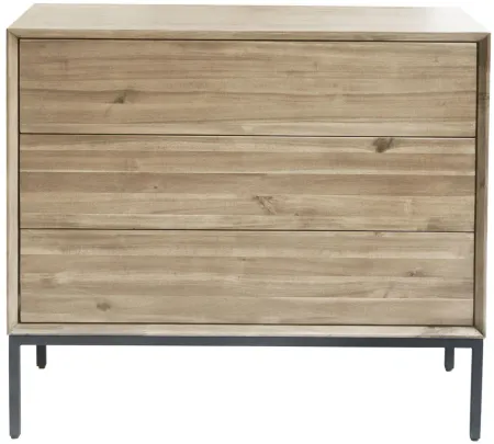 Hathaway 3 Drawer Chest in Drifted Sand by New Pacific Direct