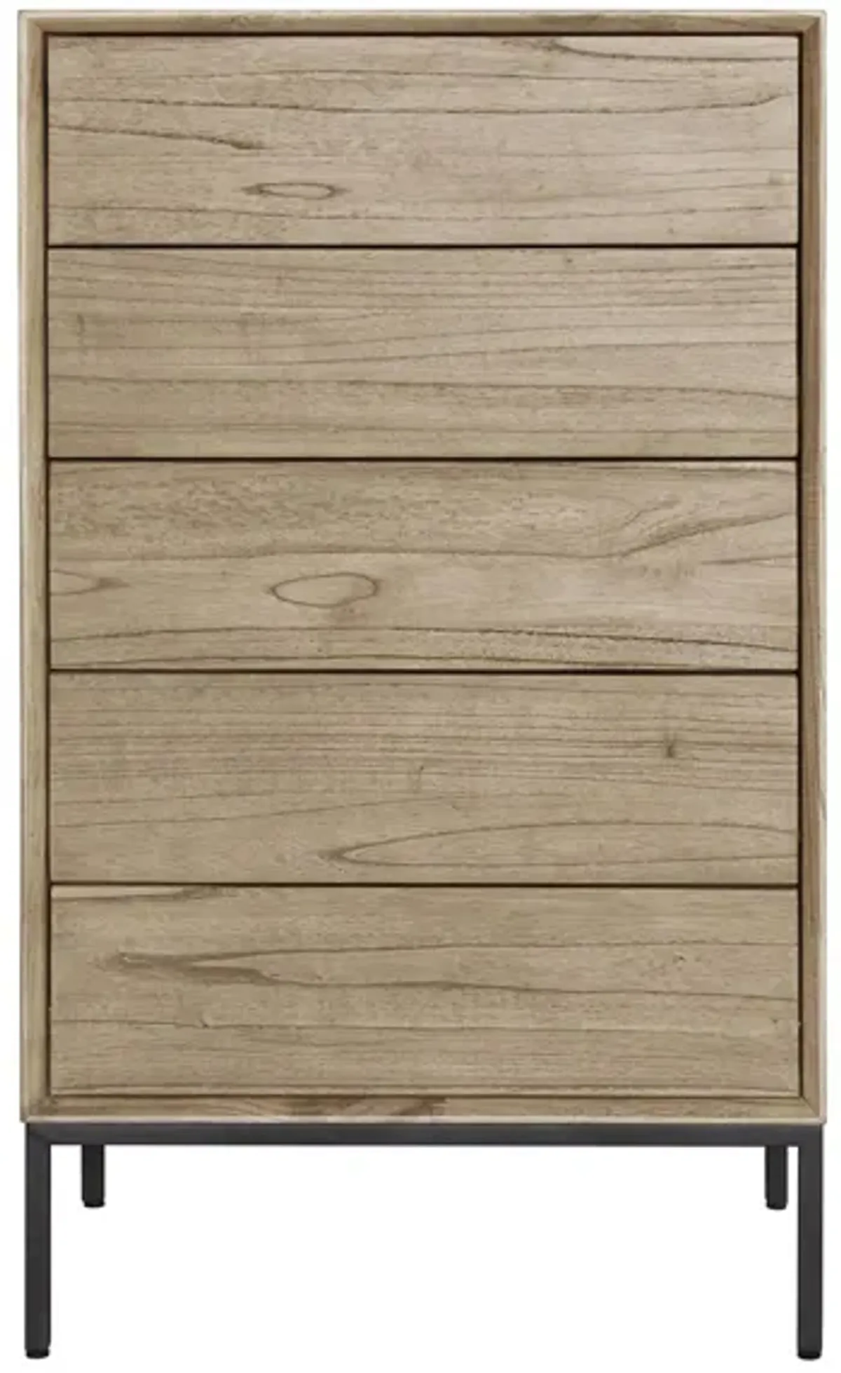 Hathaway 5 Drawer Chest in Drifted Sand by New Pacific Direct