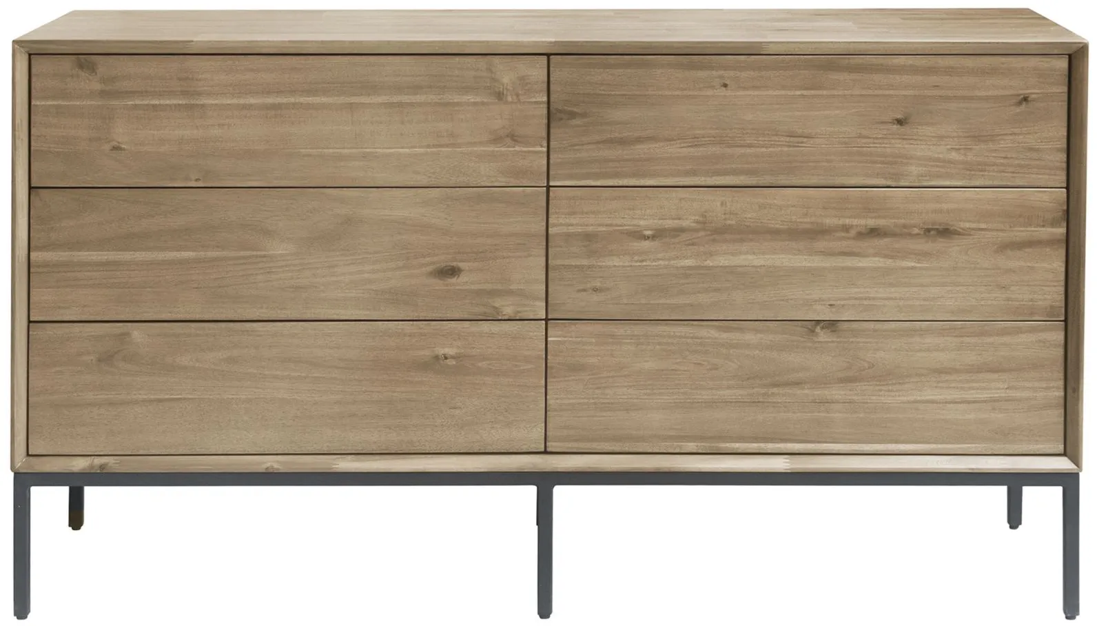 Hathaway 6 Drawer Dresser in Drifted Sand by New Pacific Direct