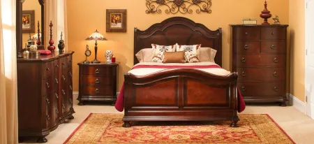 Pembrooke Bedroom Dresser in Cherry by Bellanest