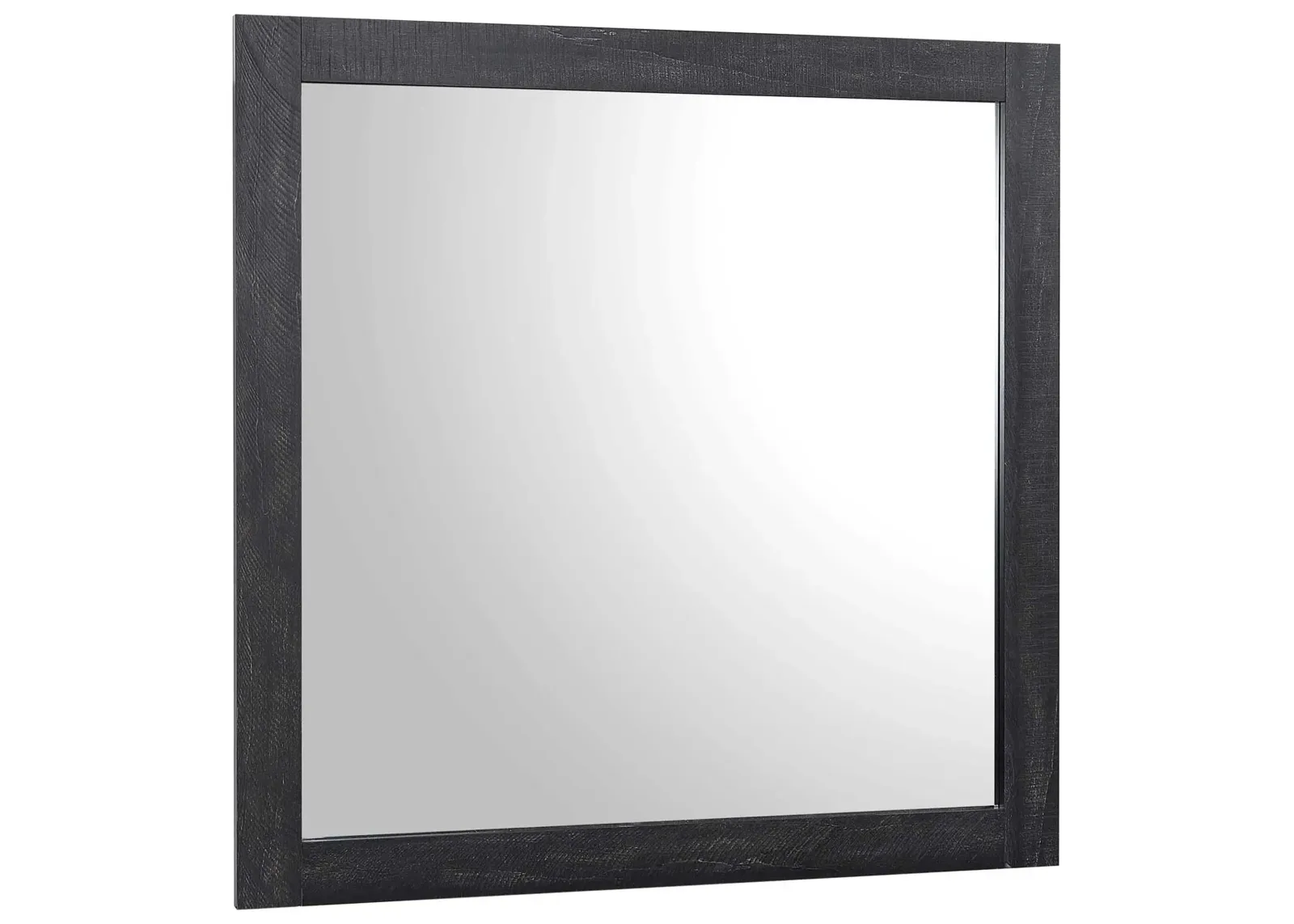 Remington Mirror in Vintage Linen/Dark Ebony by Crown Mark