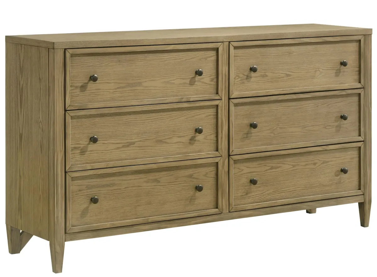 Sienna Dresser in Light Ash by Crown Mark