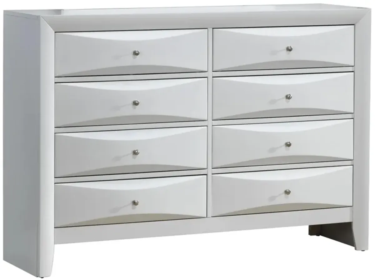 Marilla Bedroom Dresser in White by Glory Furniture