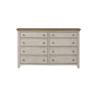 Farmhouse Reimagined Bedroom Dresser in White by Liberty Furniture