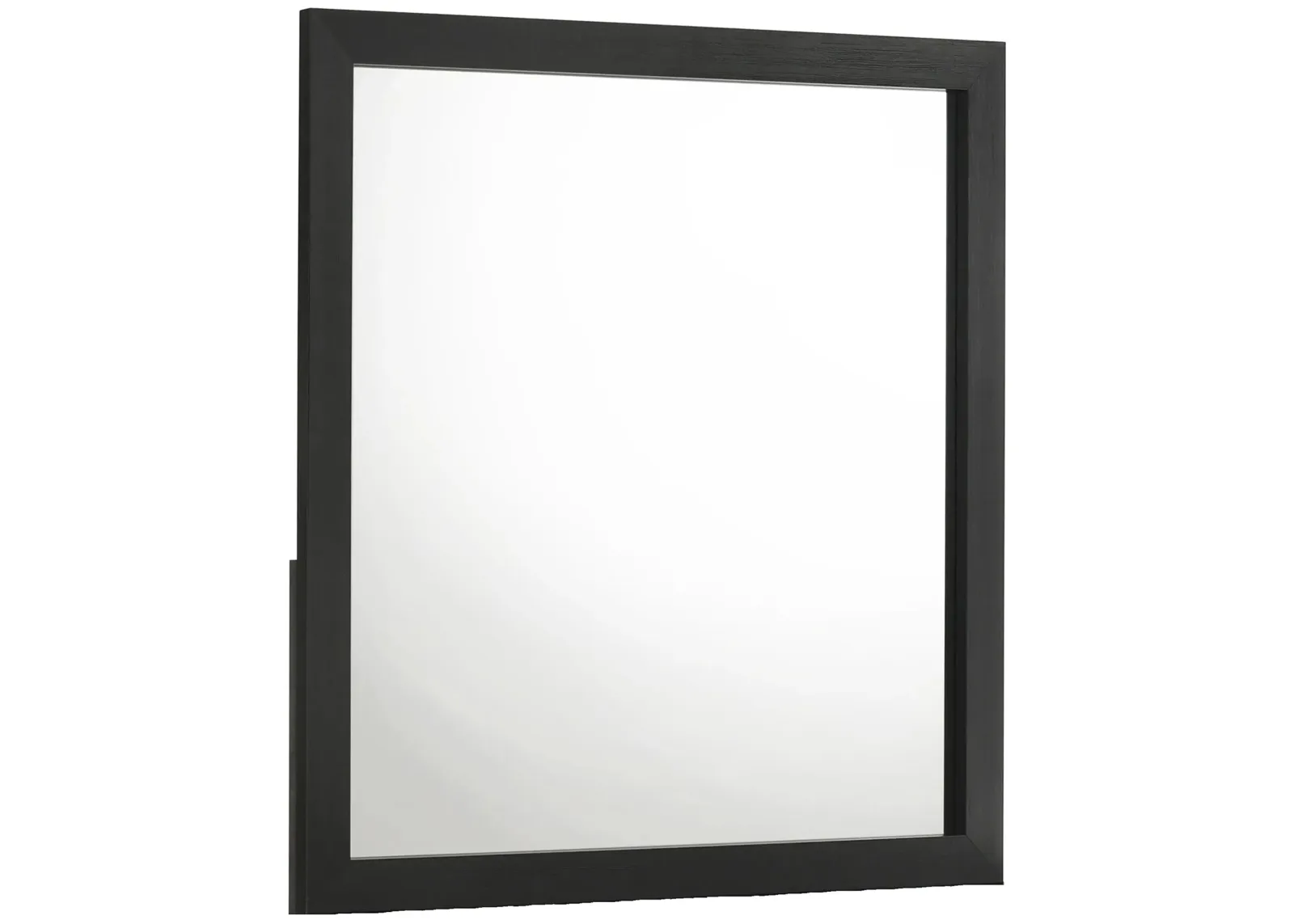 Gennro Mirror in Black by Crown Mark