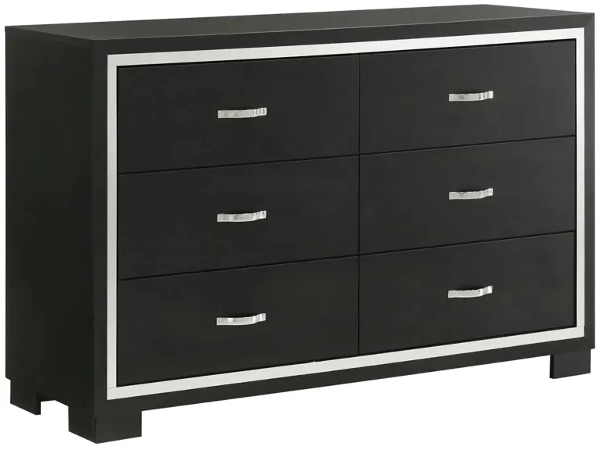 Gennro Dresser in Black by Crown Mark