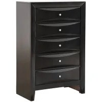 Marilla Bedroom Chest in Black by Glory Furniture