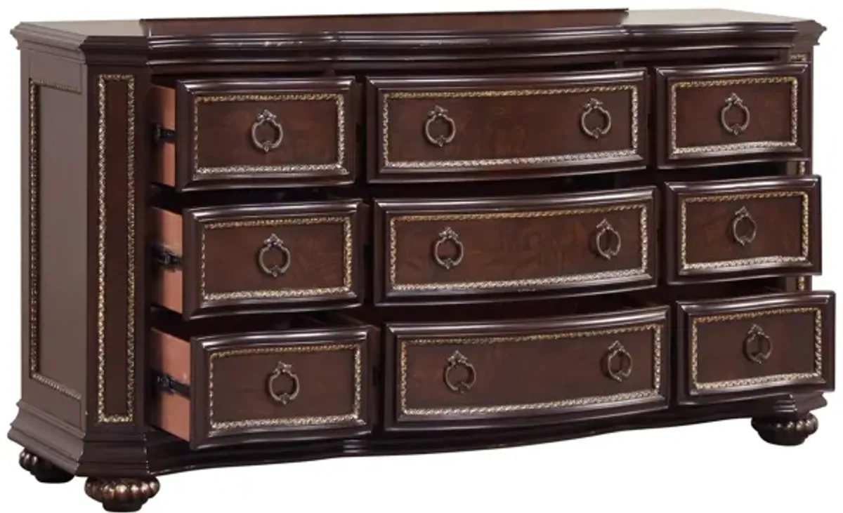 Paris 9 Drawer Dresser