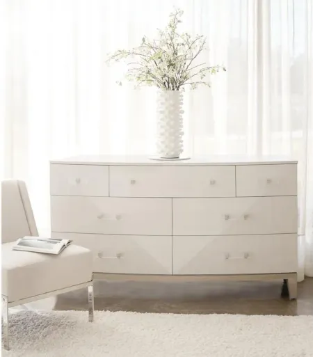 Axiom Dresser in Linear Grey/Linear White by Bernhardt