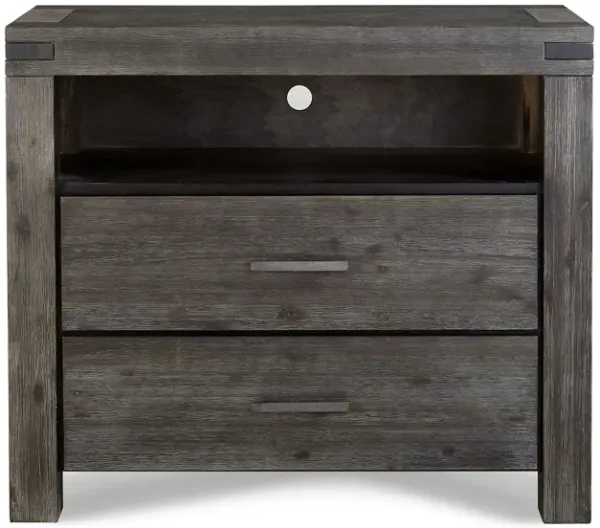 Meadow Two Drawer Solid Wood Media Chest