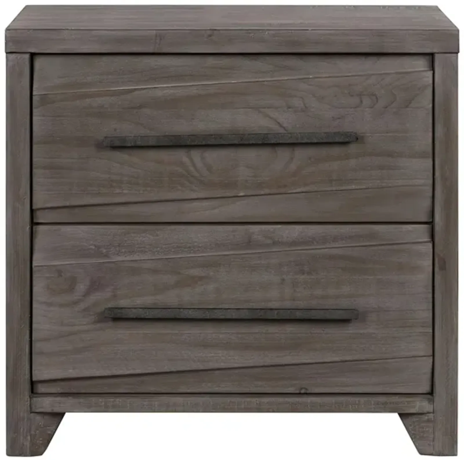 Hearst Solid Wood Two Drawer Nighstand