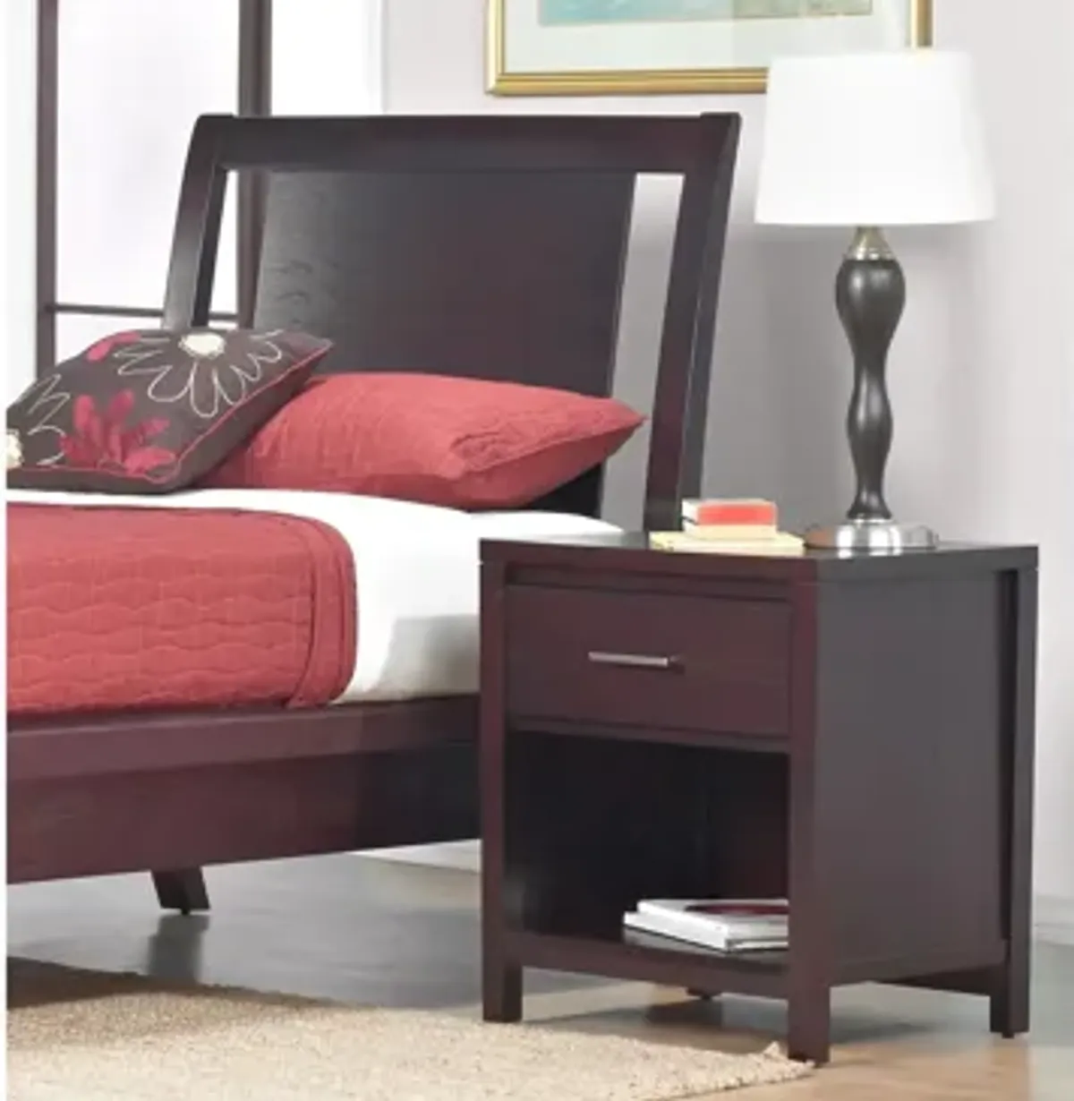 Nevis Charging Station Nightstand