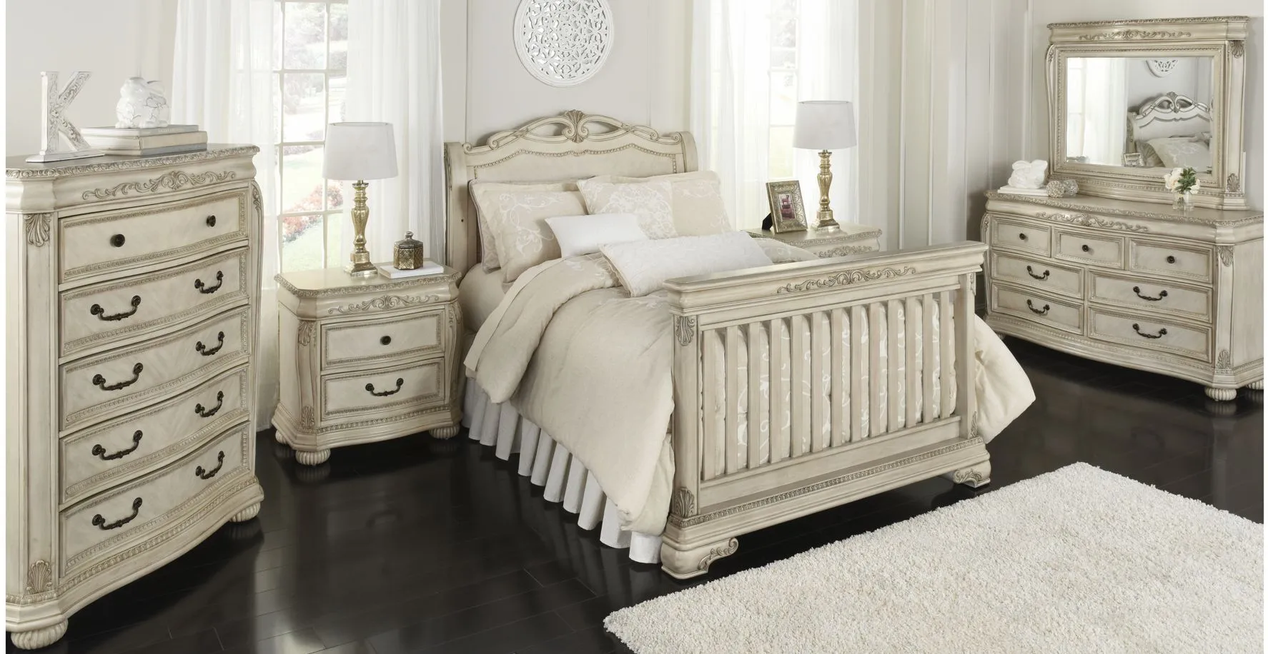 Wessex 7 Drawer Dresser in Seashell by Heritage Baby