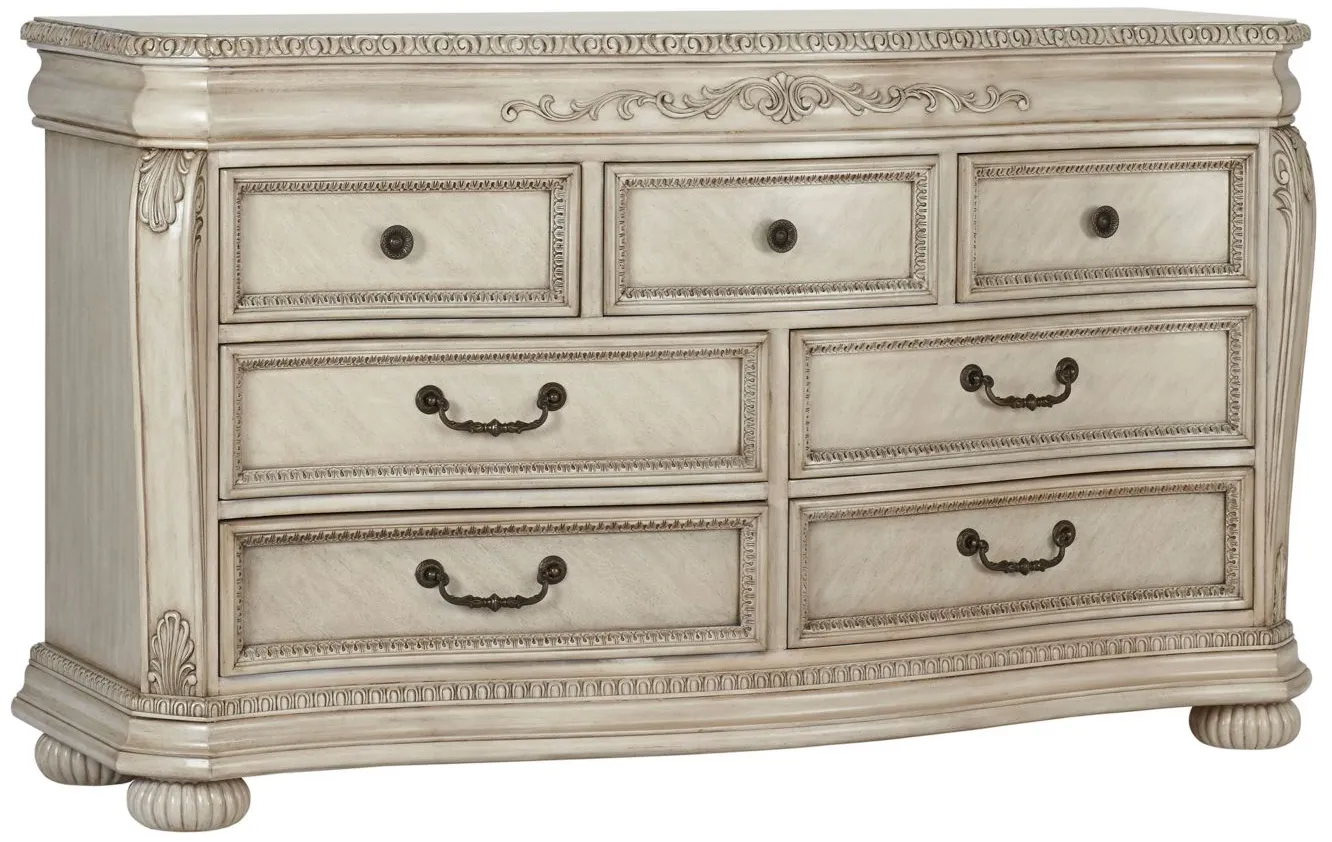 Wessex 7 Drawer Dresser in Seashell by Heritage Baby