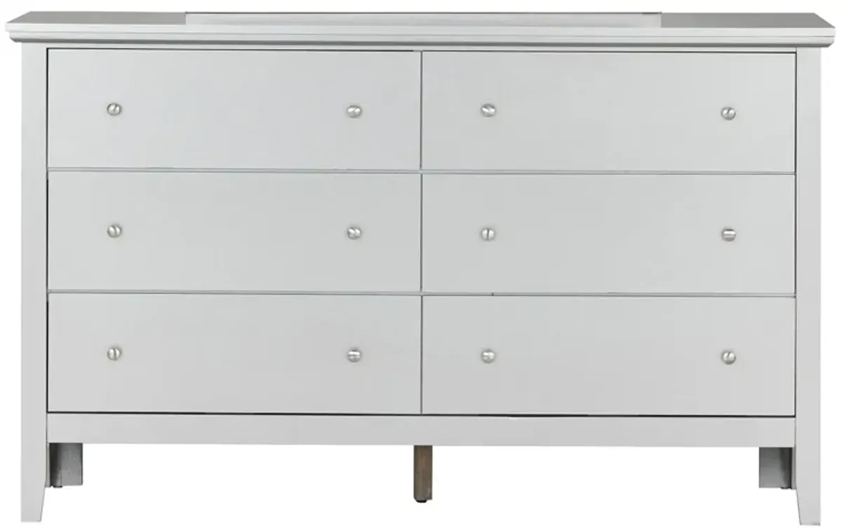 Primo Bedroom Dresser in Silver Champagne by Glory Furniture