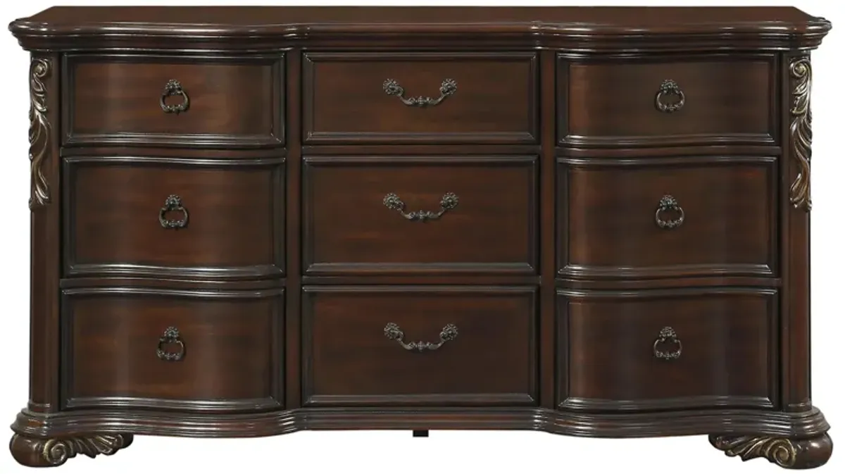 Abutilon Bedroom Dresser in Cherry by Homelegance