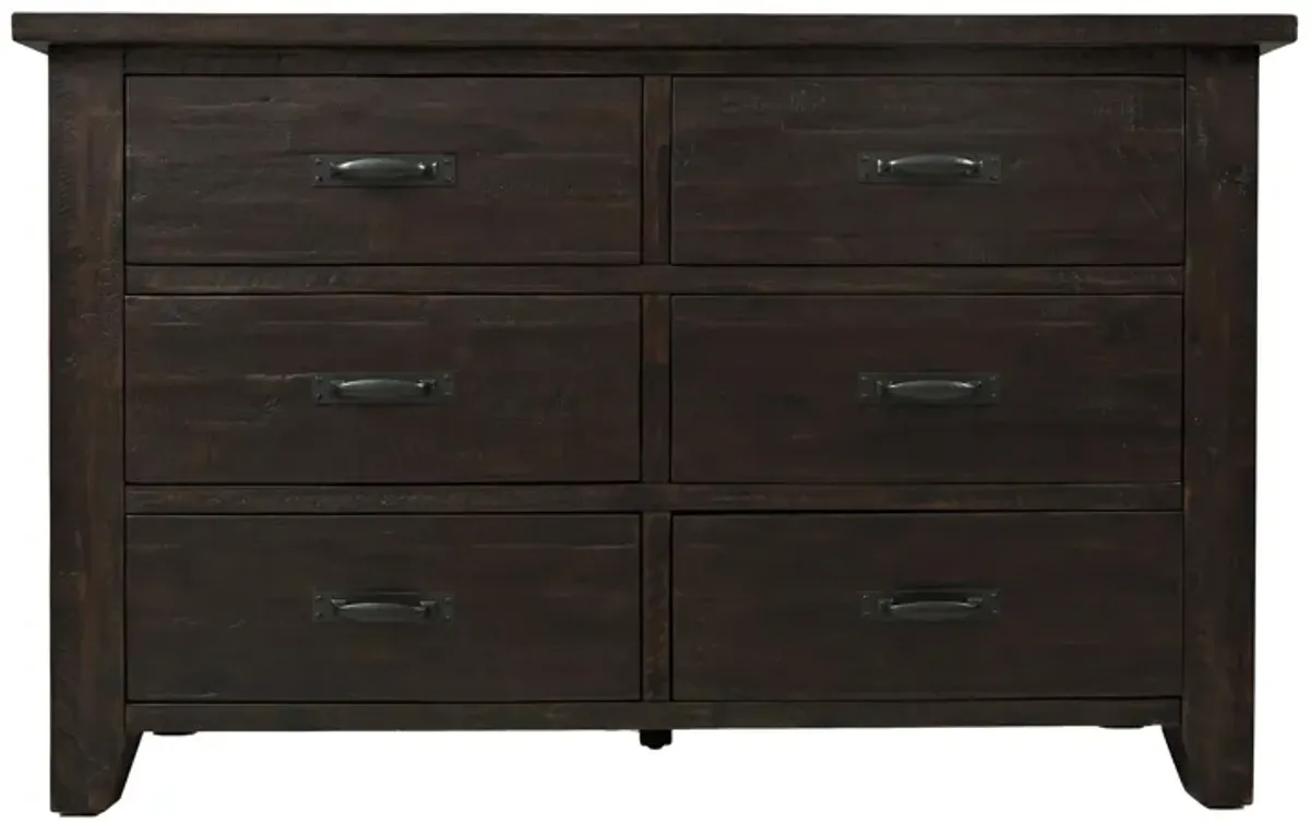 Jackson Lodge Bedroom Dresser in Deep Chocolate by Jofran