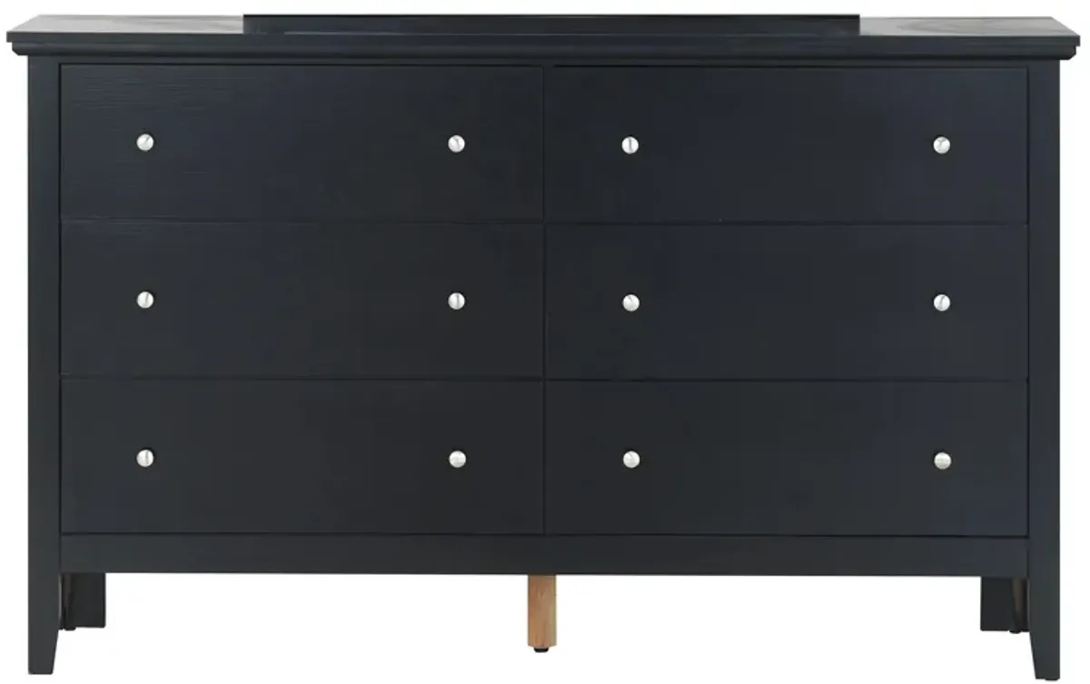 Primo Bedroom Dresser in Black by Glory Furniture