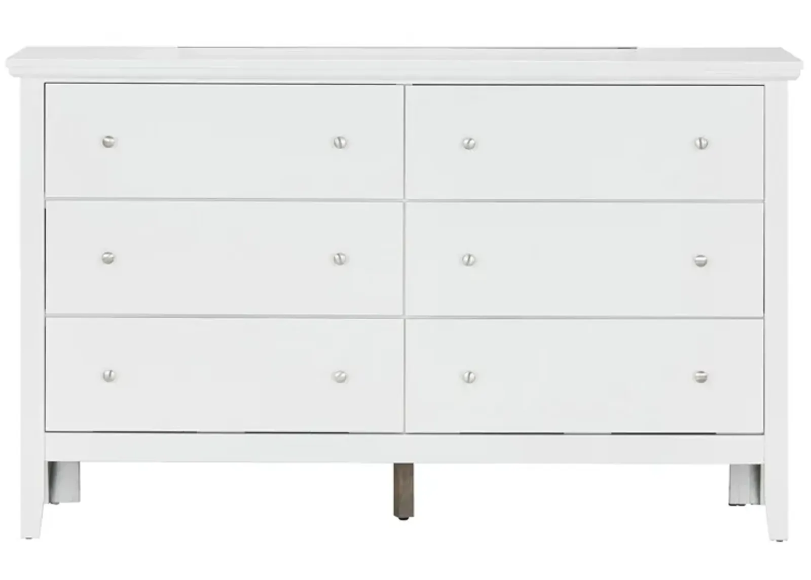 Primo Bedroom Dresser in White by Glory Furniture