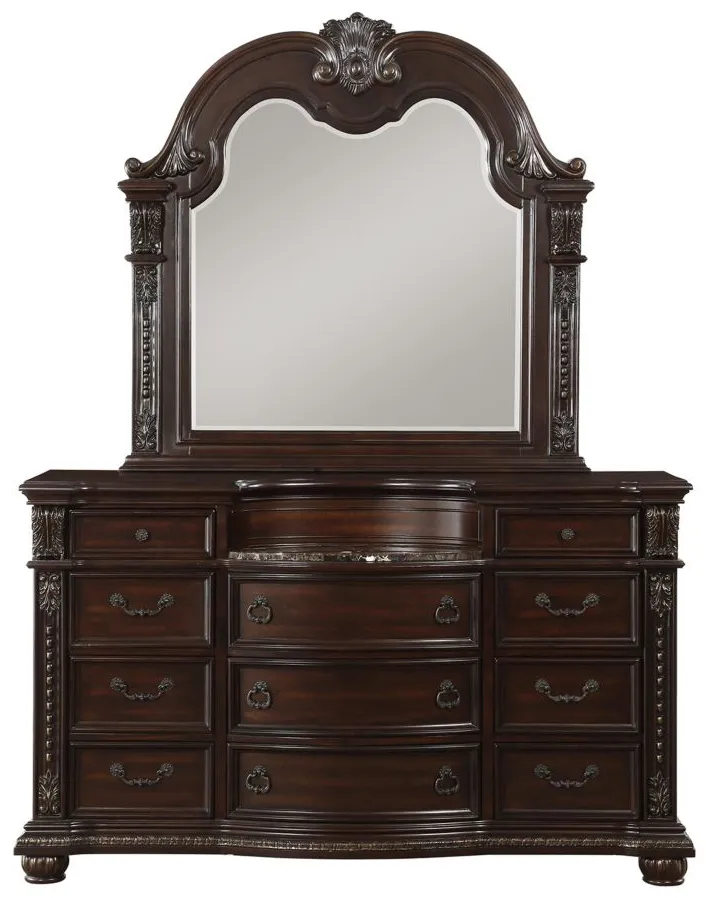 Palace Bedroom Dresser in Dark Cherry by Homelegance