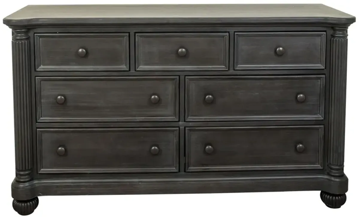 Charleston 7 Drawer Dresser in Weathered Woodland by Heritage Baby