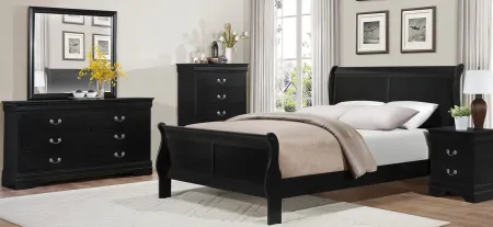 Edina Bedroom Dresser in Black by Homelegance