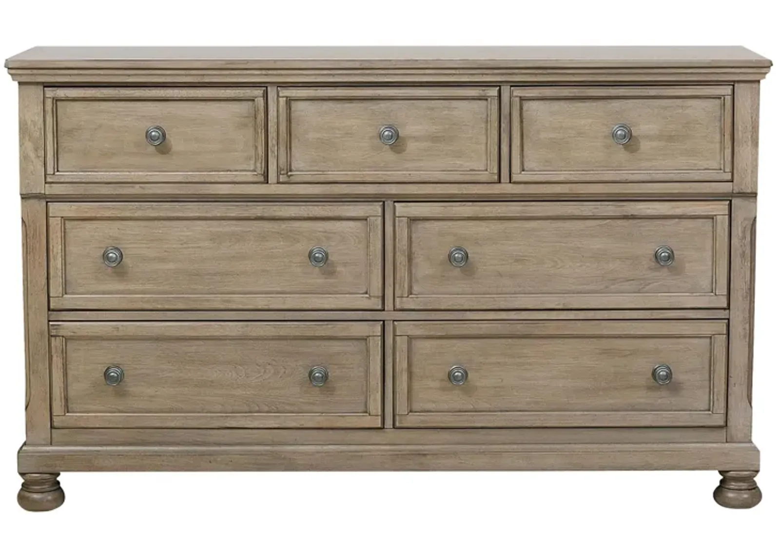 Donegan Dresser in Wire-Brushed Gray by Homelegance