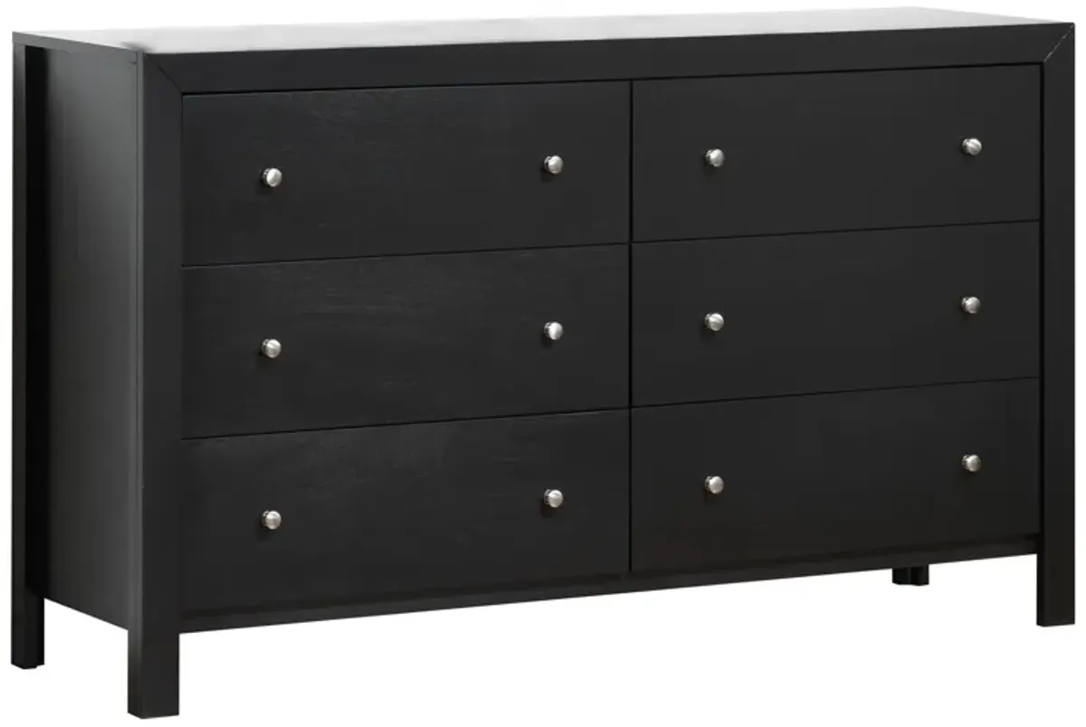 Burlington Bedroom Dresser in Black by Glory Furniture