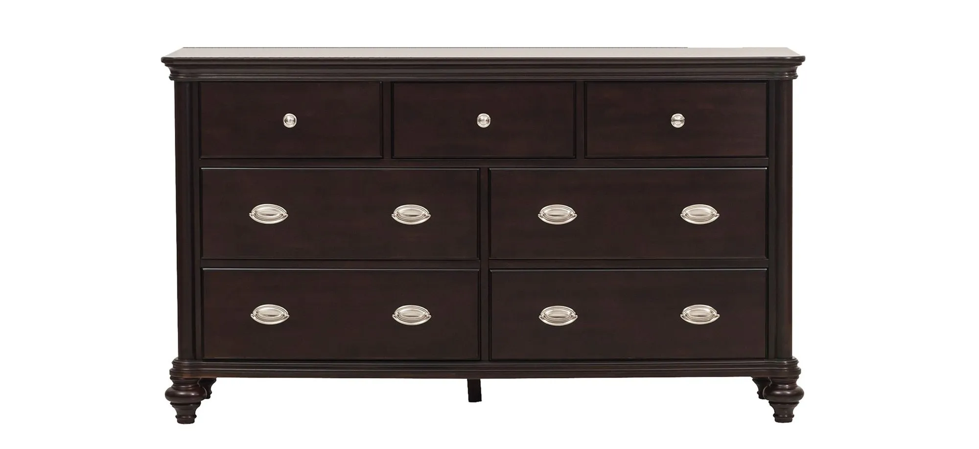 Bay City Bedroom Dresser in Dark Cherry by Homelegance