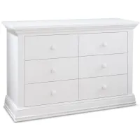 Paxton Double Dresser in White by Sorelle Furniture