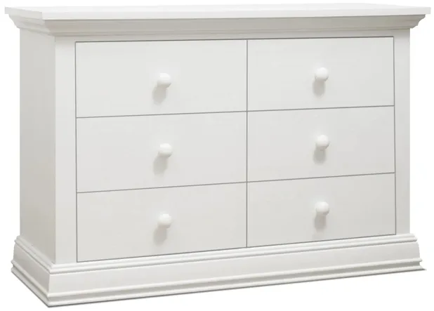 Modesto Double Dresser in White by Sorelle Furniture