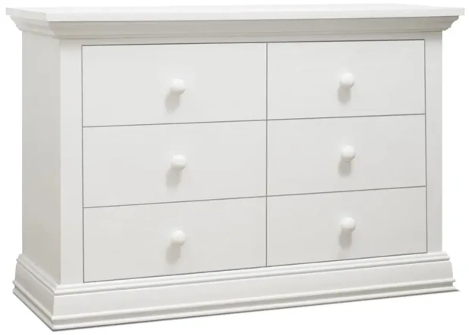 Modesto Double Dresser in White by Sorelle Furniture