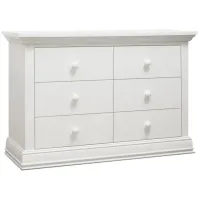 Modesto Double Dresser in White by Sorelle Furniture