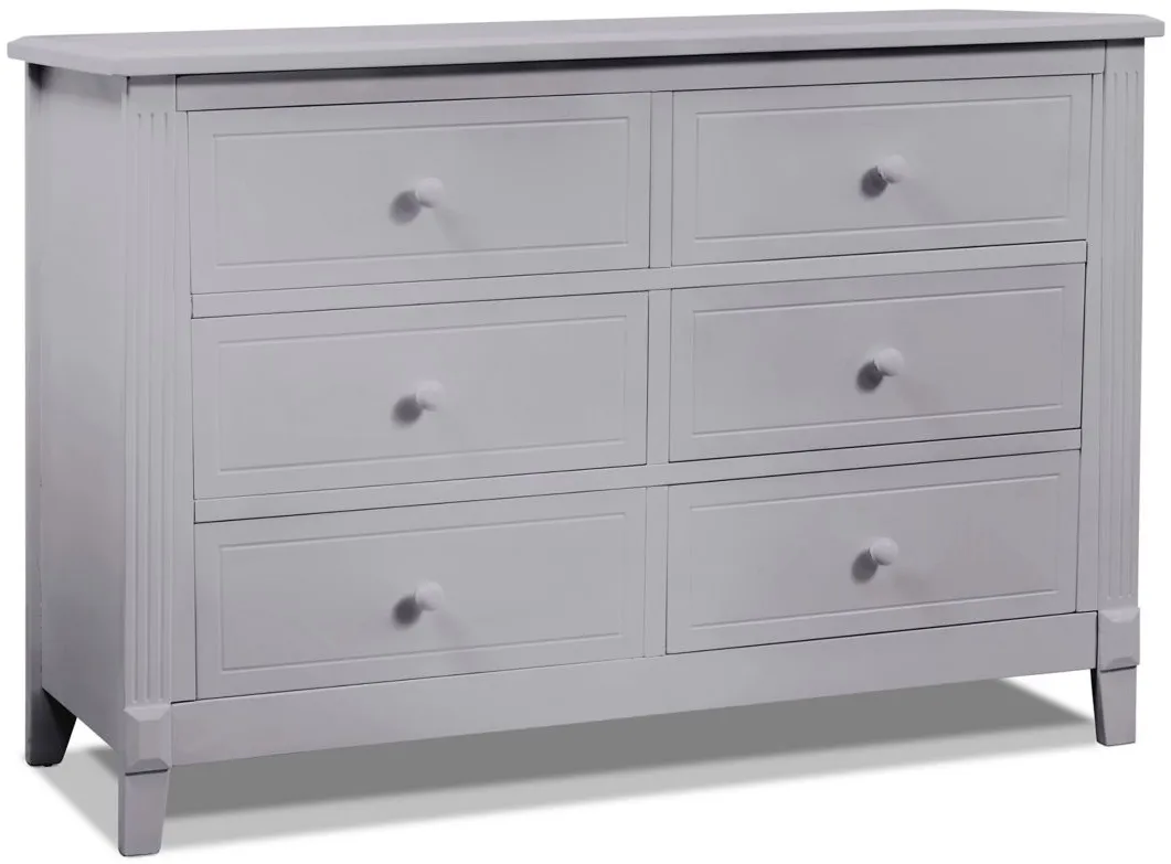 Berkley Double Dresser in Gray by Sorelle Furniture