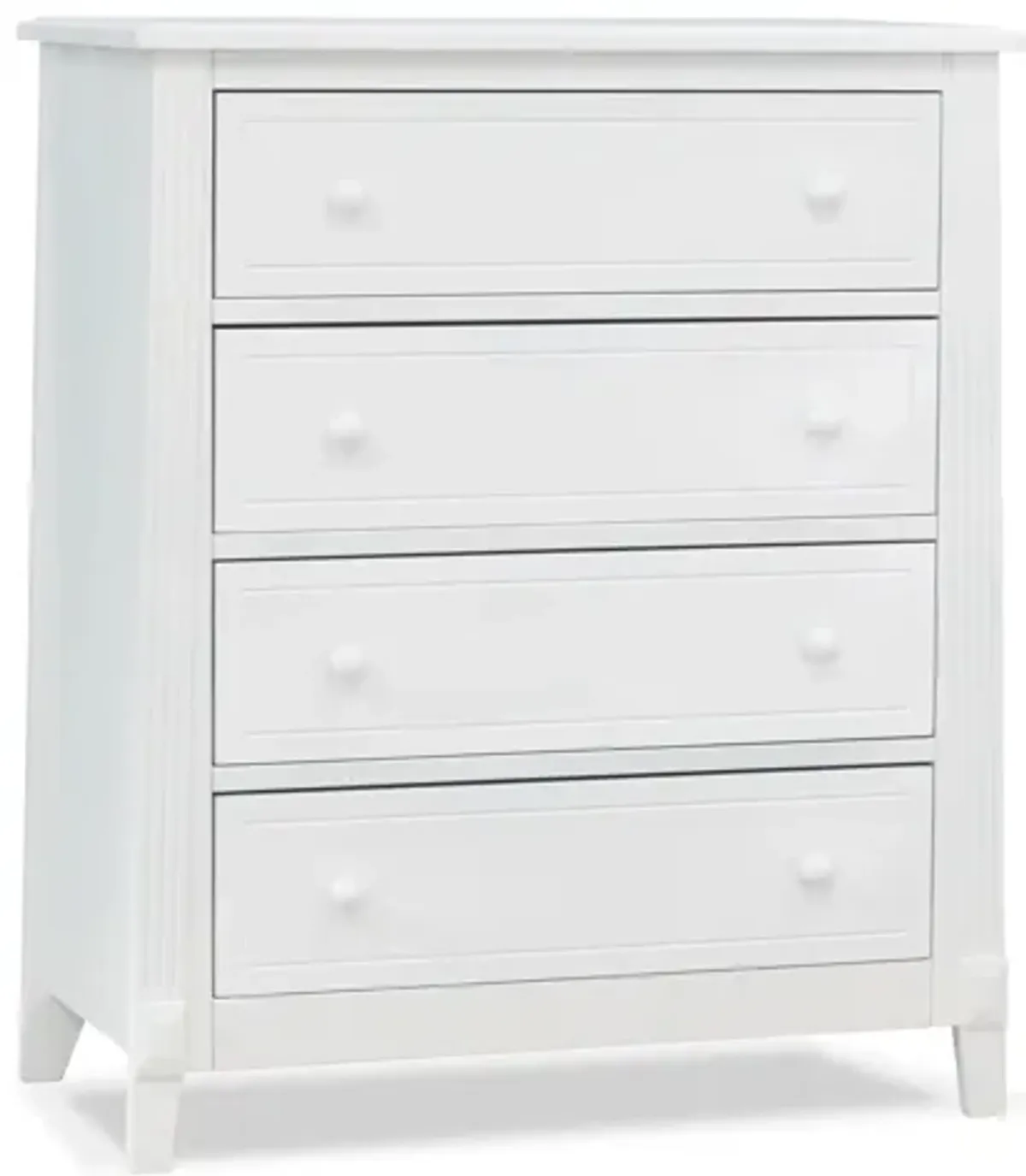 Berkley Four Drawer Chest in White by Sorelle Furniture