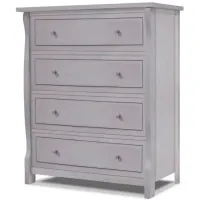 Princeton Elite Four Drawer Dresser in Weathered Gray by Sorelle Furniture