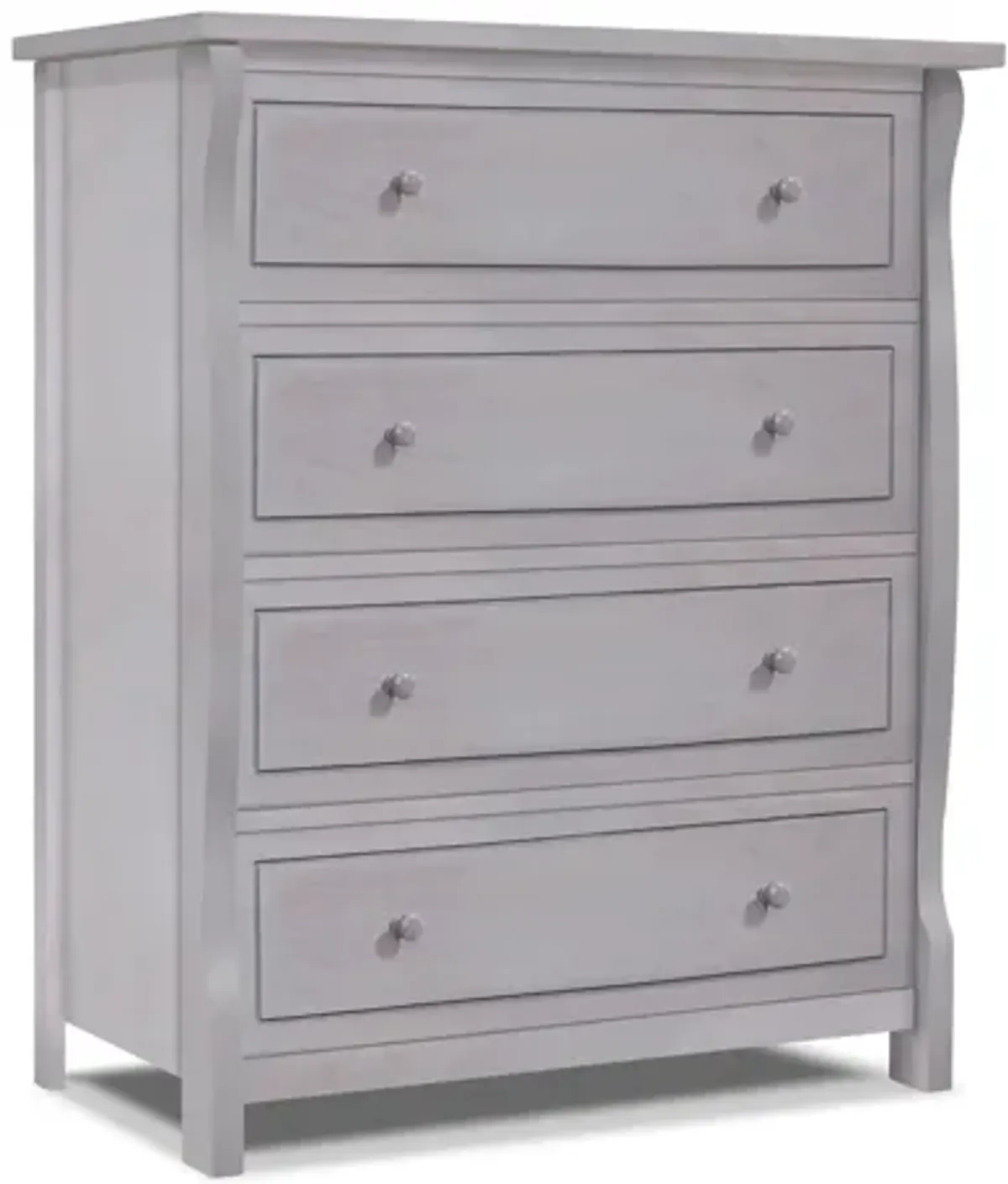 Princeton Elite Four Drawer Dresser in Weathered Gray by Sorelle Furniture