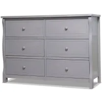 Princeton Elite Double Dresser in Weathered Gray by Sorelle Furniture