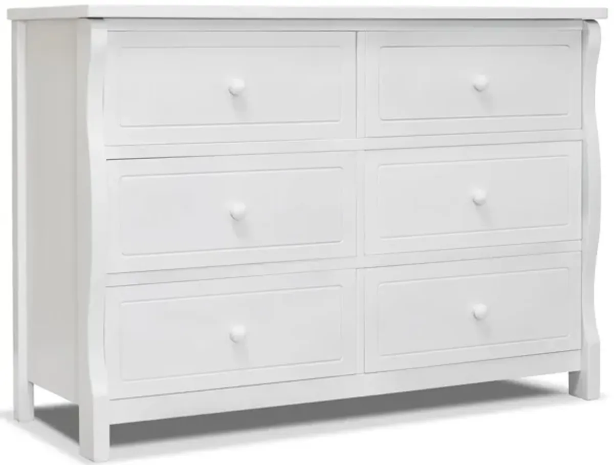 Princeton Elite Double Dresser in White by Sorelle Furniture