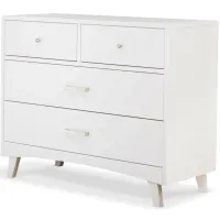 Soho Four Drawer Dresser in White by Sorelle Furniture