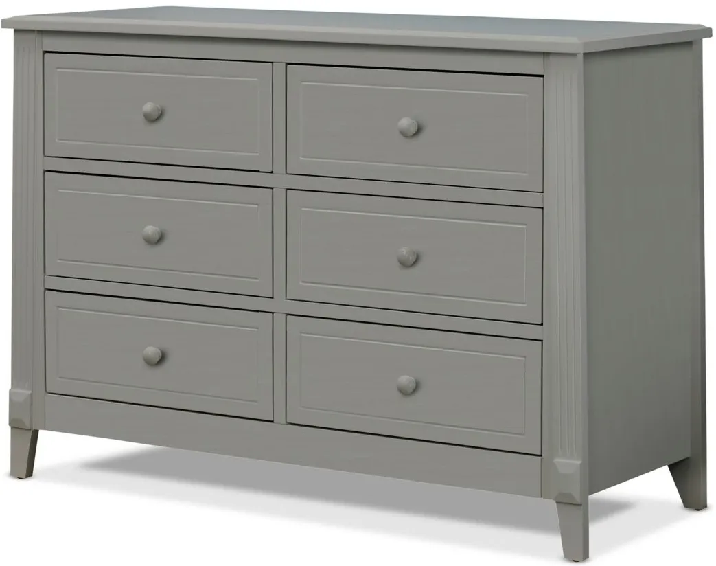 Berkley Double Dresser in Weathered Gray by Sorelle Furniture
