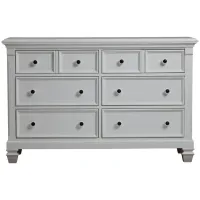 Glendale 6 Drawer Dresser in Pure White by Heritage Baby